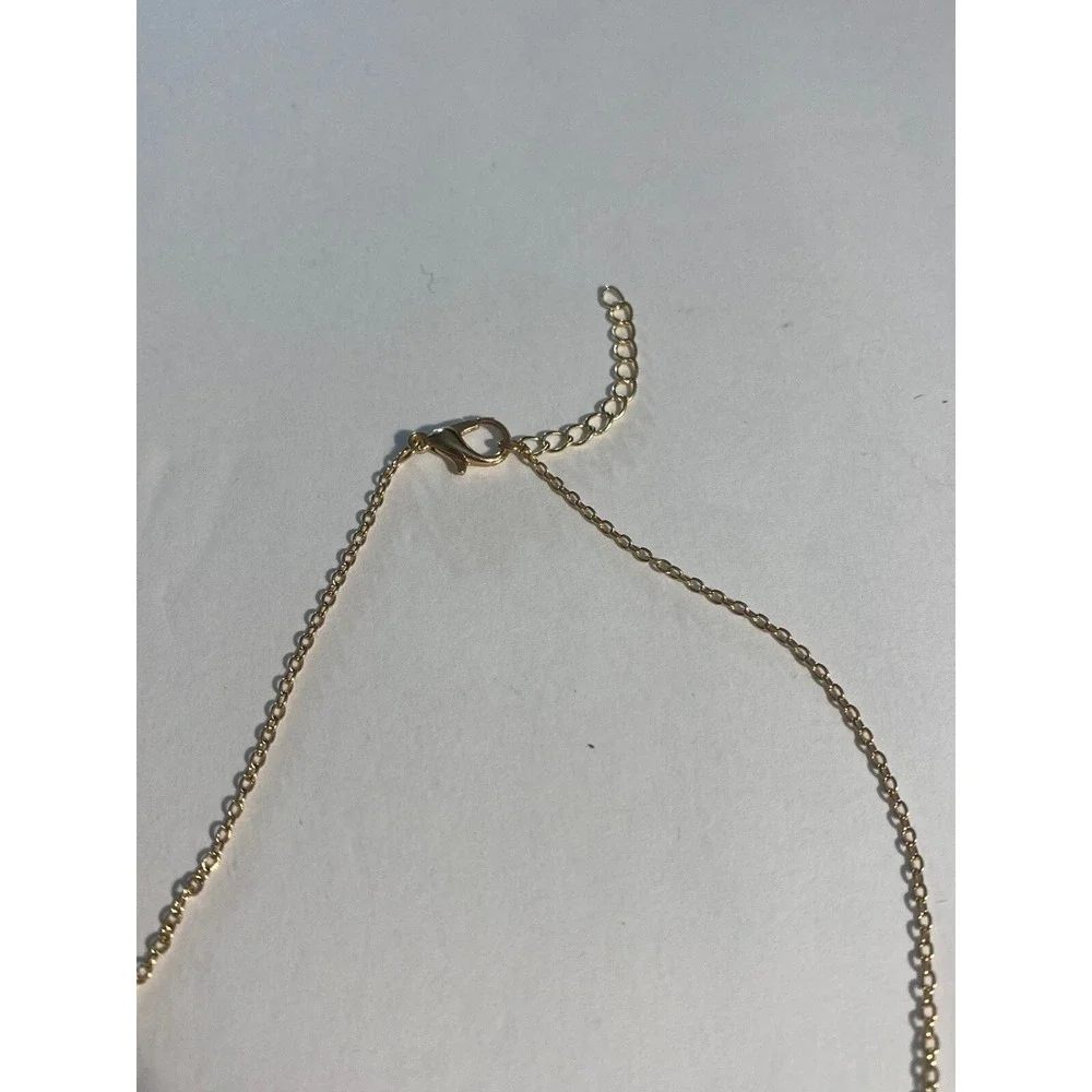 Be Still Engraved Gold Tone‎ Bar Necklace For Men Stainless Steel 18